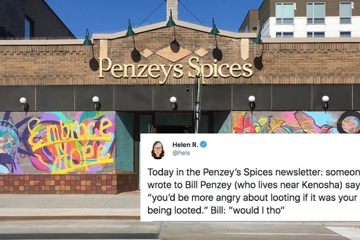 Penzey's Spices is 'looting' its own Kenosha store in a statement about priorities