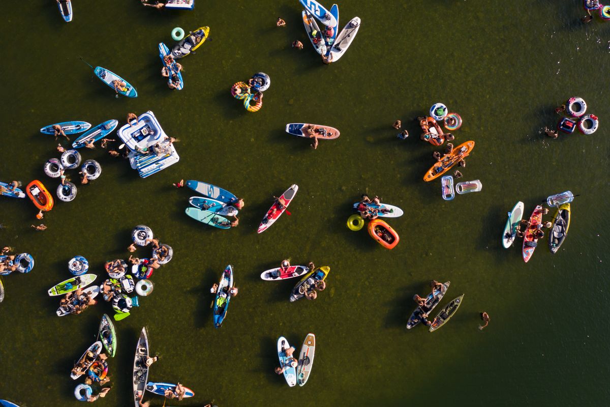 Photo essay: Austin’s 'Party Island' on Lady Bird Lake