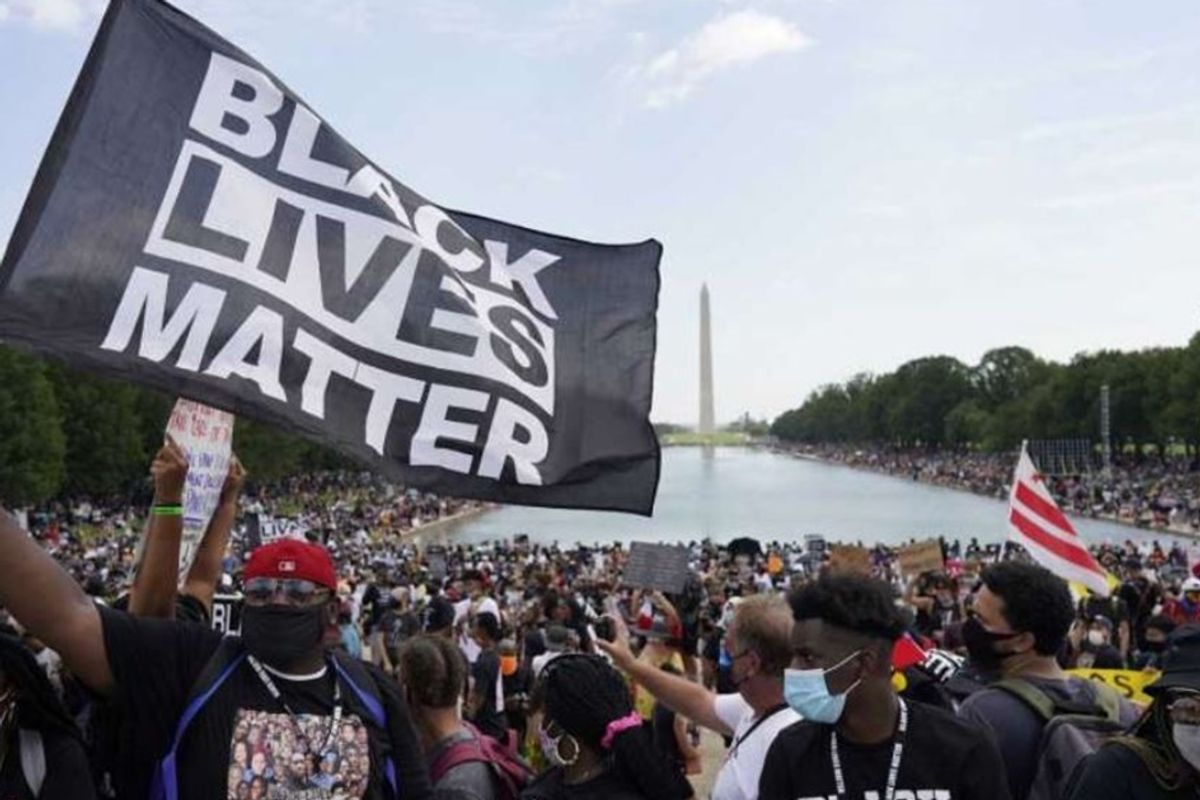 Thousands gather to honor 57th anniversary of King's March on Washington and renew calls for equality
