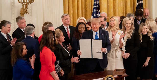 Donald Trump, human trafficking executive order
