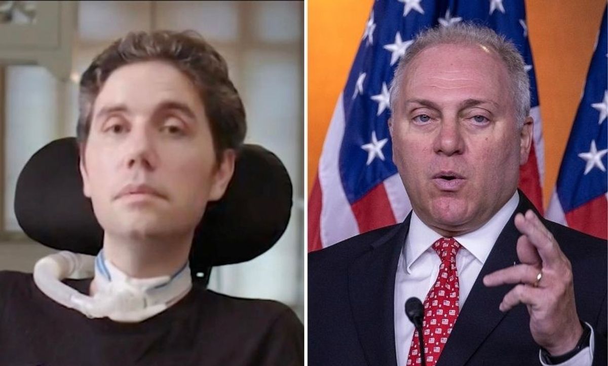 Disabled Activist Perfectly Shames Pro-Trump Congressman for Falsely Editing Words Into Biden Interview