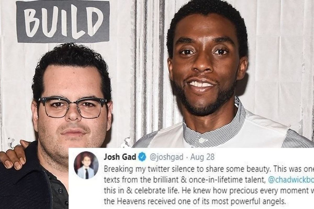 Josh Gad shares one of his final texts from Chadwick Boseman: 'He knew how precious every moment was'