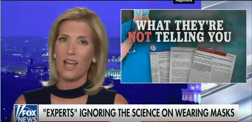 mask, Laura Ingraham