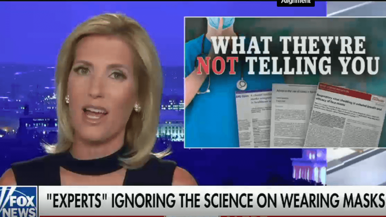 mask, Laura Ingraham