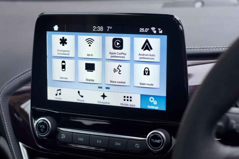 Ford Sync 3 in a 2018 Fiesta