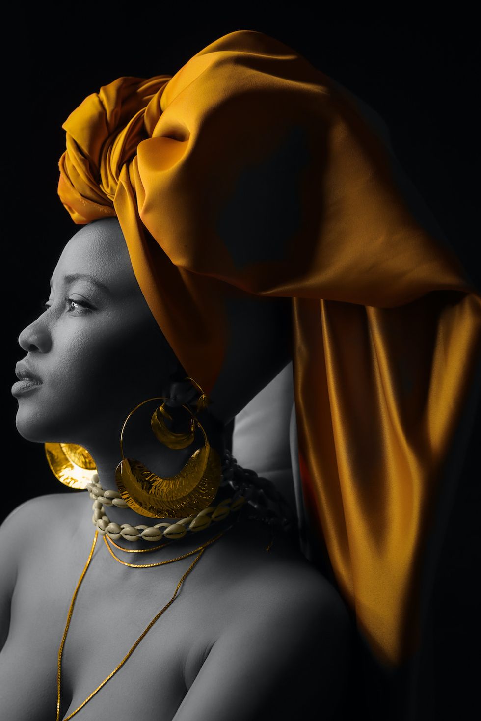 A portrait of Mpho Sebina. class=