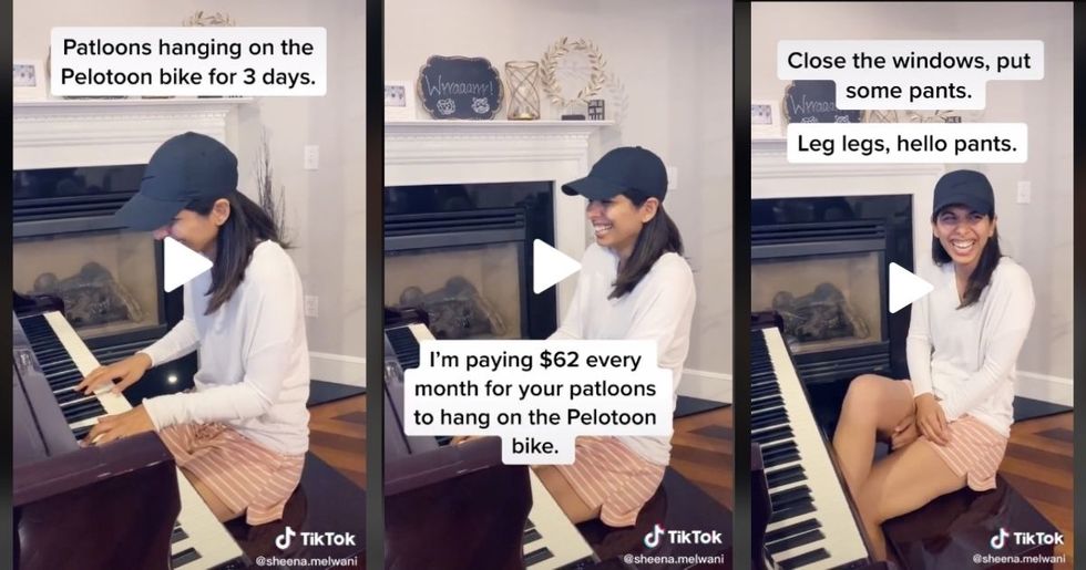 ​​Singer can't keep a straight face as her 'dad' keeps interrupting with hilarious roasts