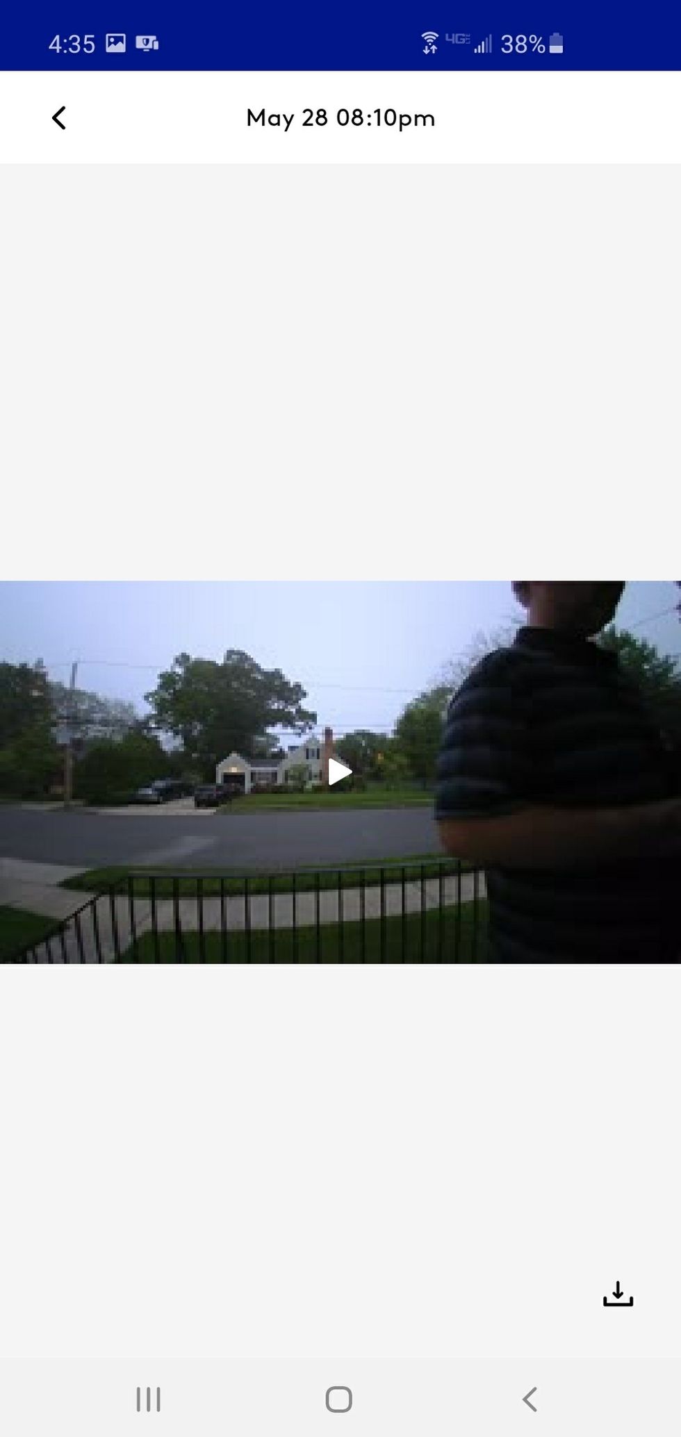 Clear look from mobile app for night time.