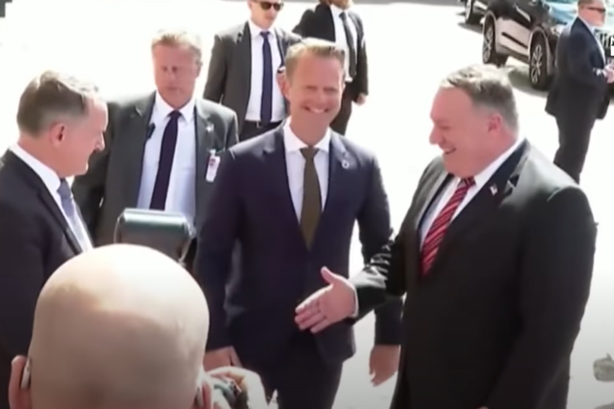 Nobody Wants To Touch Mike Pompeo Or His Stinky Meat Hands