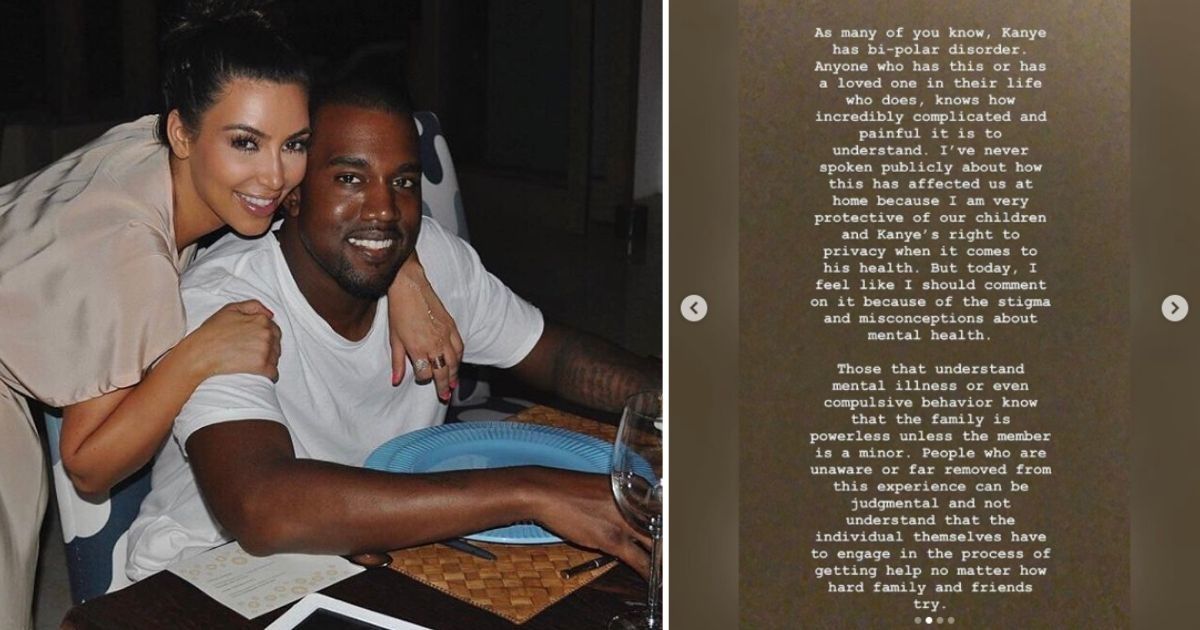 Kim Kardashian West has released her first public statement about Kanye's bipolar disorder