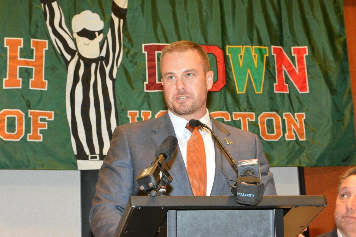 Houston Touchdown Club to host Tom Herman of University of Texas; Matt Wells of Texas Tech University