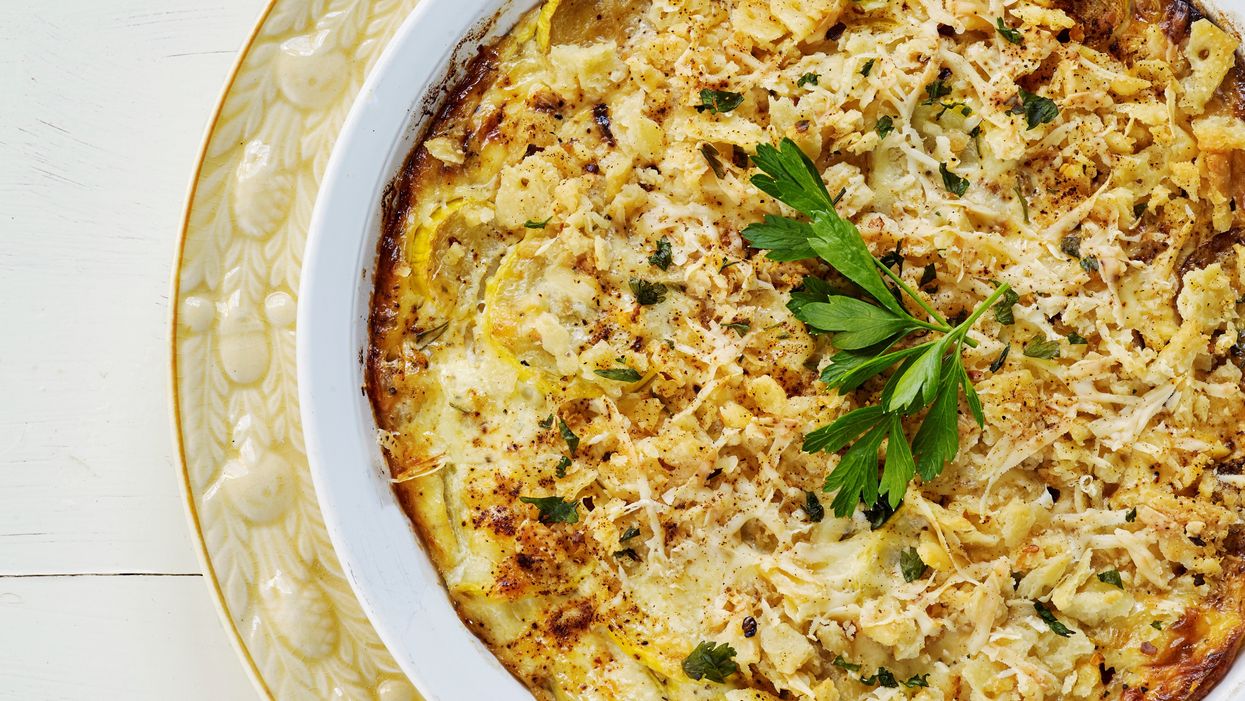 This summer squash casserole is the side dish you'll crave all year long
