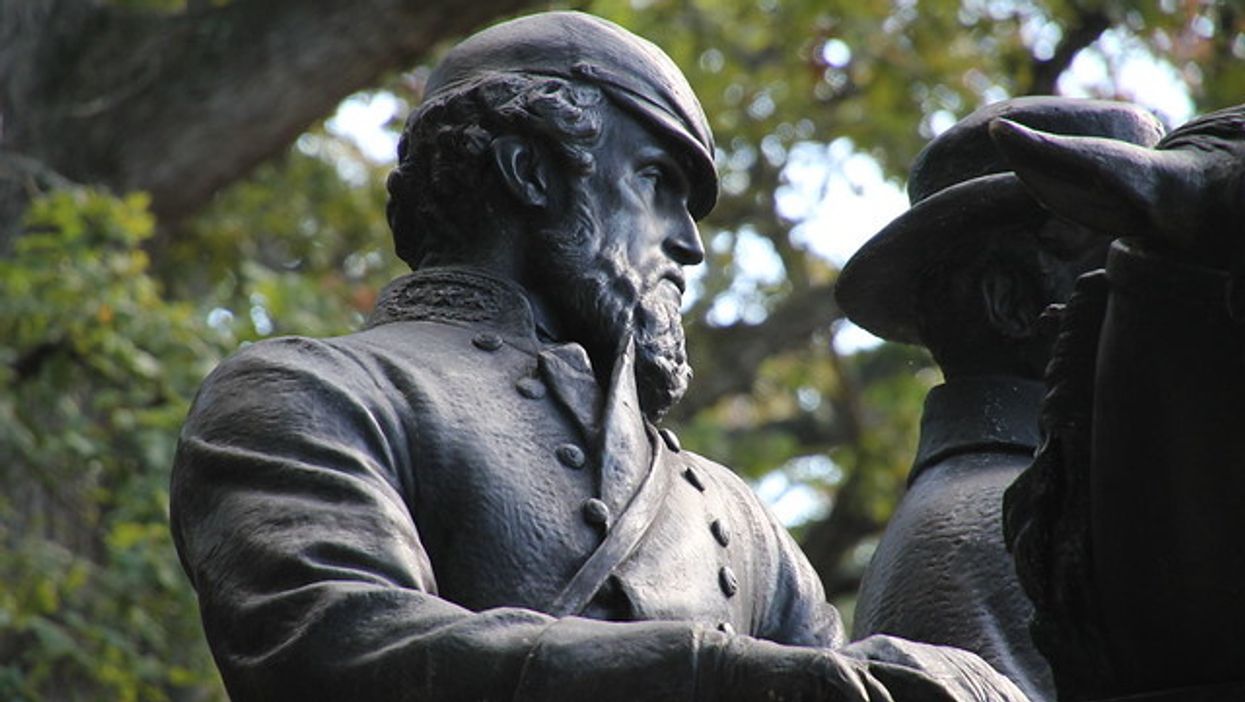 Confederate monument.