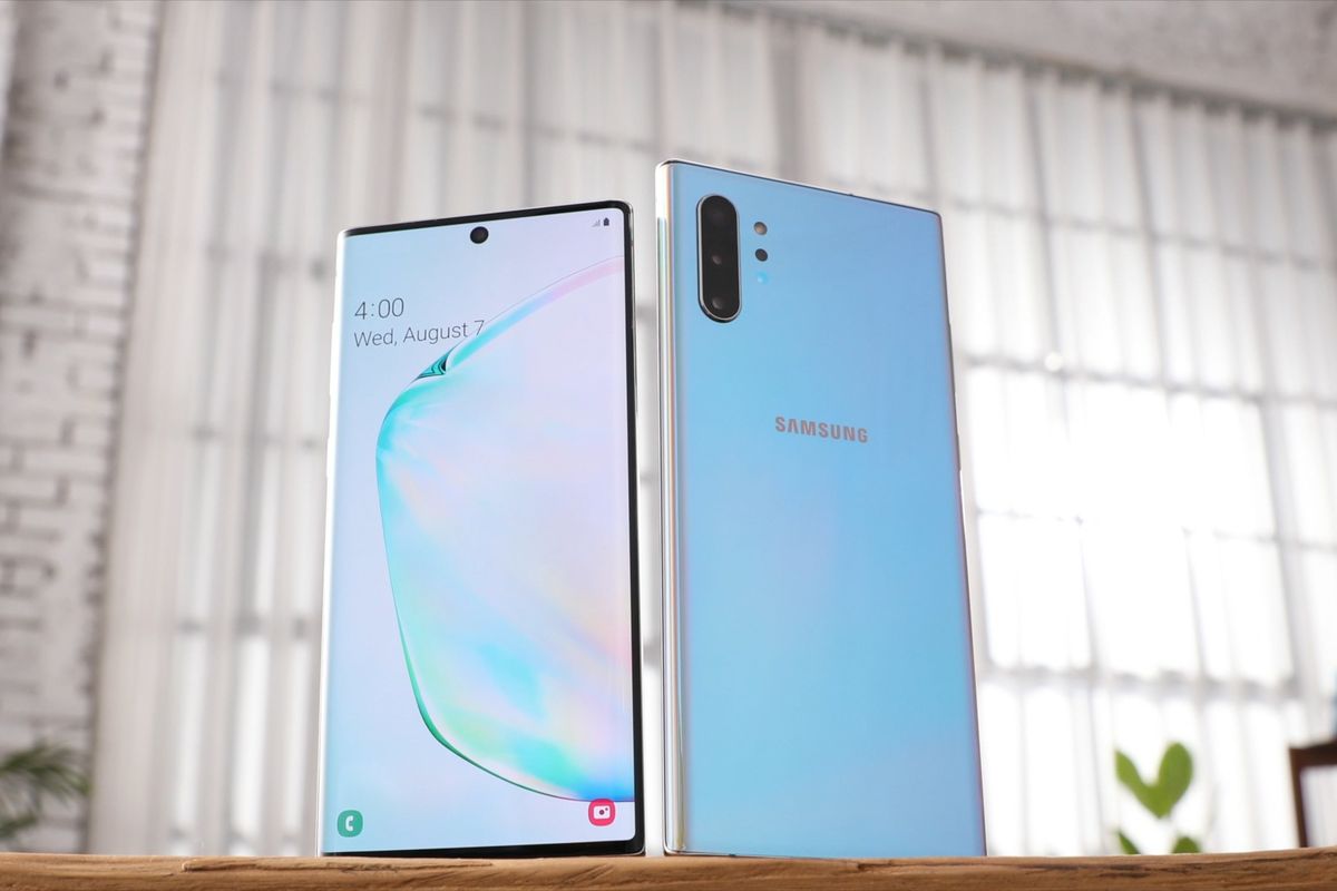 Samsung Galaxy Note 10 and Note 10 Plus smartphones