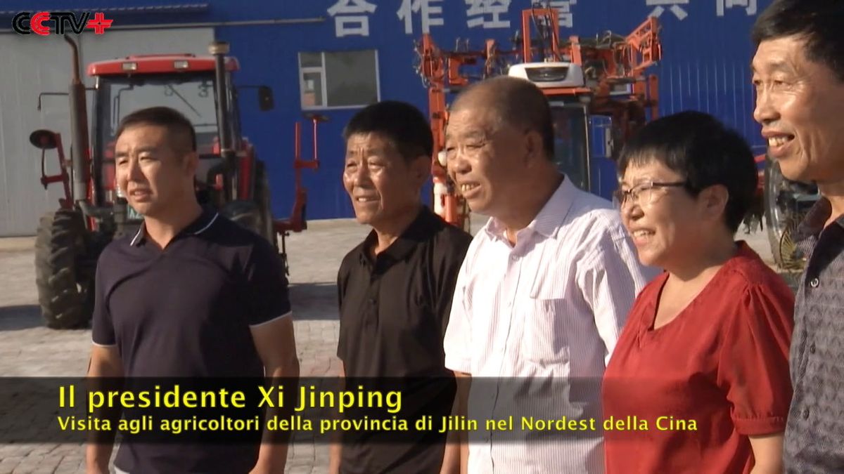 Il focus di CCTV: Xi in visita agli agricoltori del Jilin