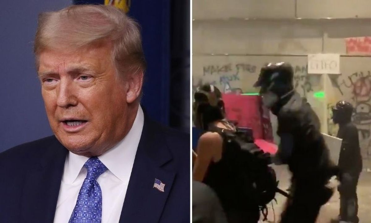 Trump Advisor's Claim That Video of Rioting Protesters 'Would Be Joe Biden's America' Is a Self-Own for the Ages