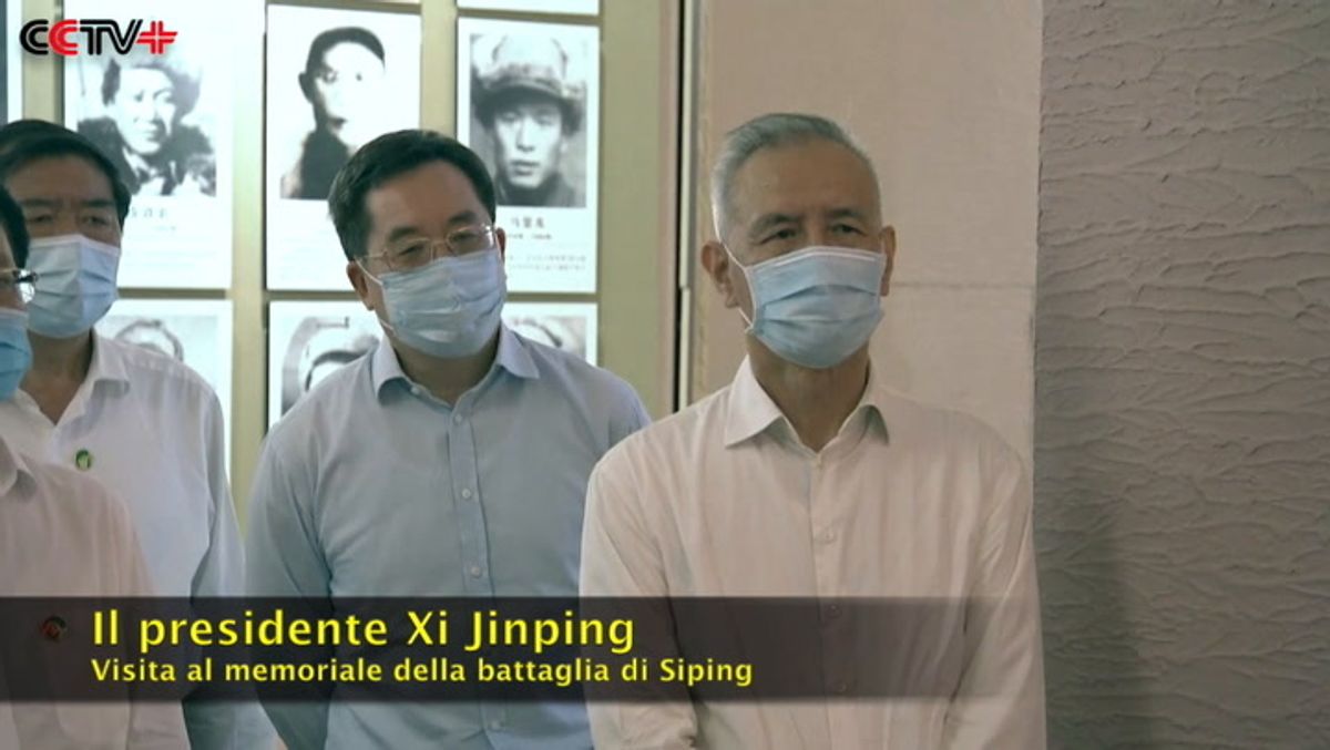 I focus di CCTV: Xi Jinping in visita al memoriale della battaglia di Siping