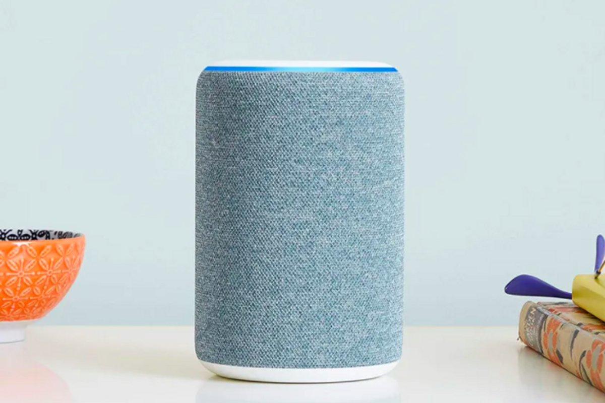 Amazon Echo smart speaker with Alexa