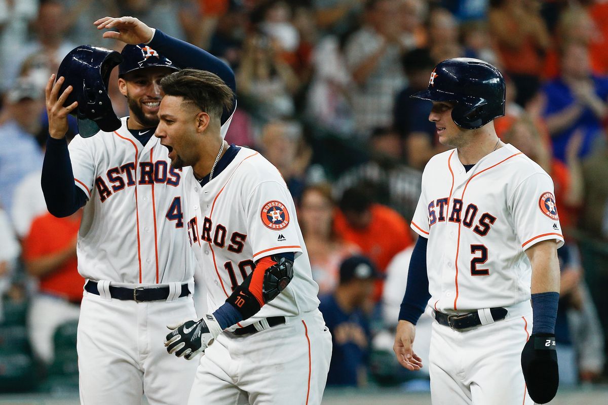 Astros Springer, Gurriel, Bregman