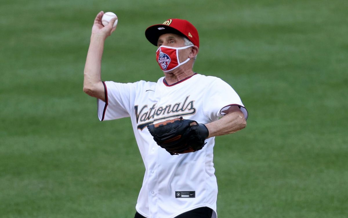 Dr. Fauci ditches mask at MLB game while not social distancing, as mask mandates spread across US