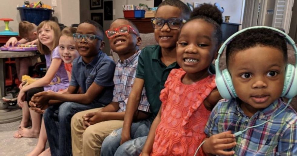 5 'amazing' siblings were living in separate foster care homes, so this family adopted them all