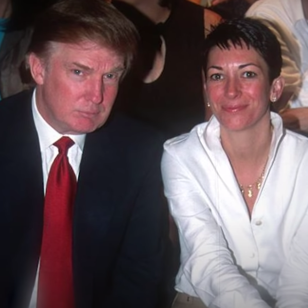 Donald Trump and Ghislaine Maxwell
