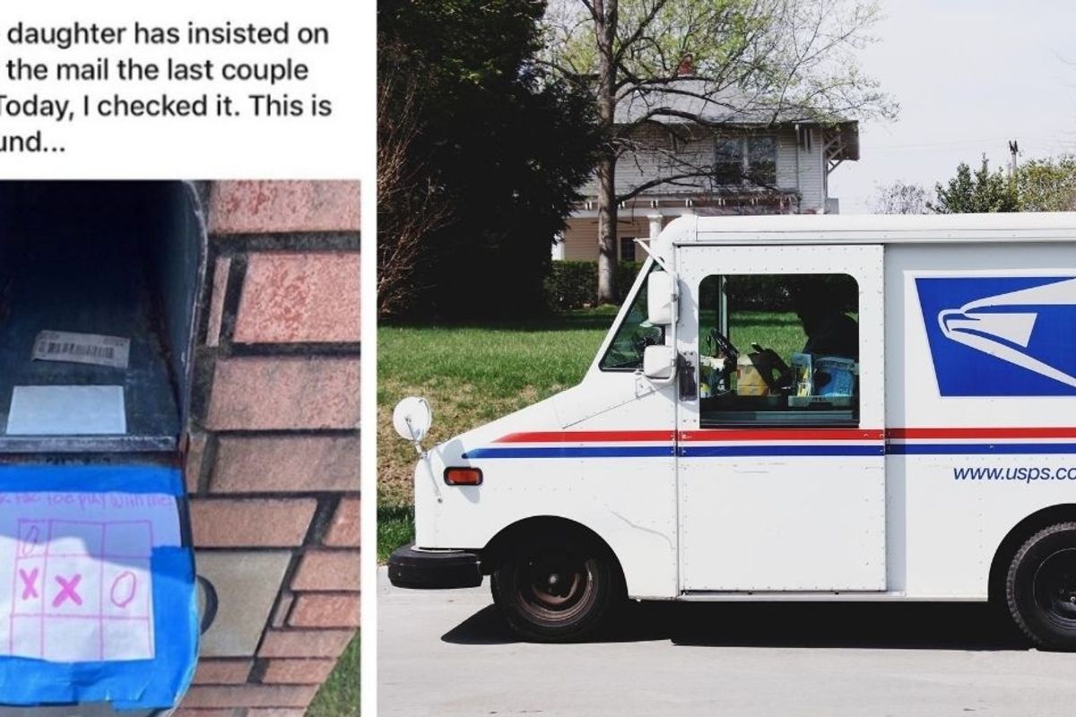 An 11-yr-old's daily tic-tac-toe game with her mail carrier is quietly a metaphor for America in 2020