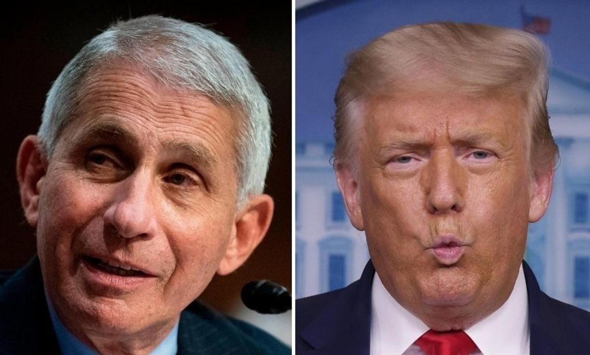 Trump Dragged After Asking 'Why Don't I Have a High Approval Rating' for Virus Response Like Dr. Fauci Does