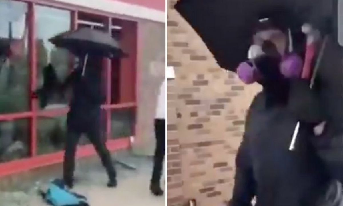 'Umbrella Man' Who Went Viral Smashing Windows During George Floyd Protest Suspected of Being White Nationalist Agitator