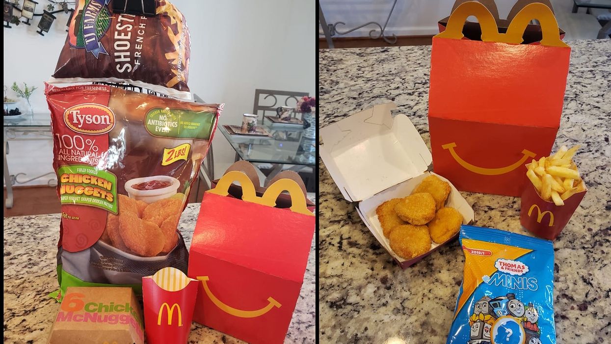 South Carolina mom shares how to trick kids into thinking they're eating happy meals, and we're lovin' it