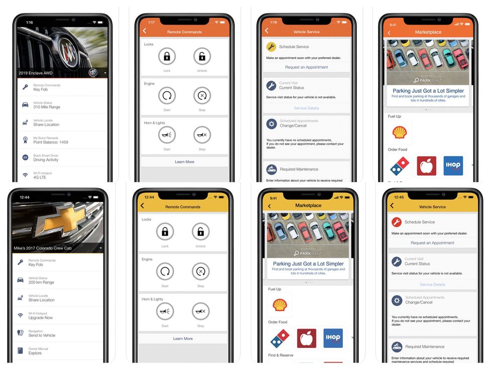 GM's Chevrolet and Buick iOS apps