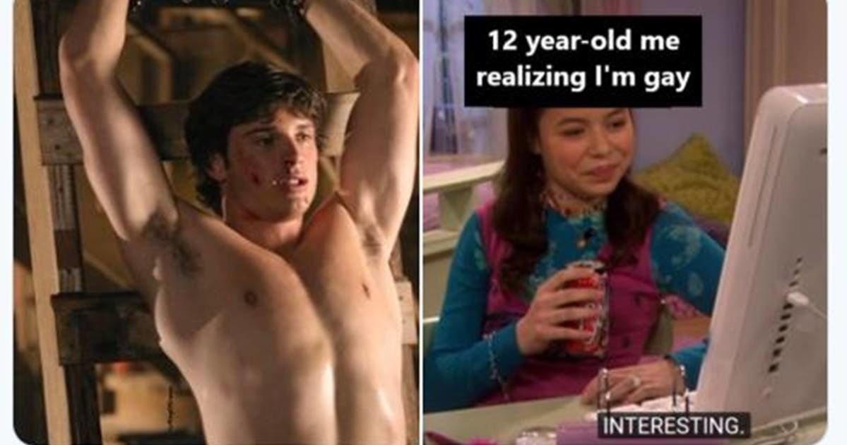 People are using a classic Nickelodeon meme to share the moment they realized they're gay