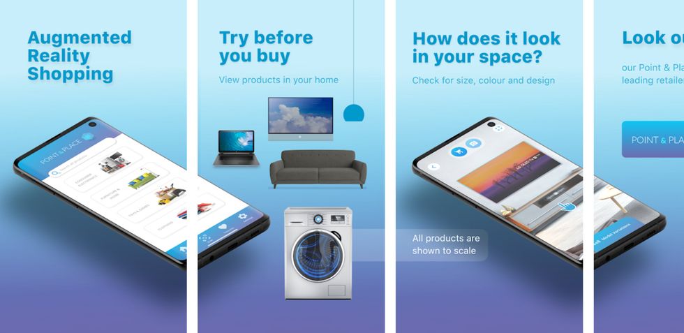Point&Place augmented reality app
