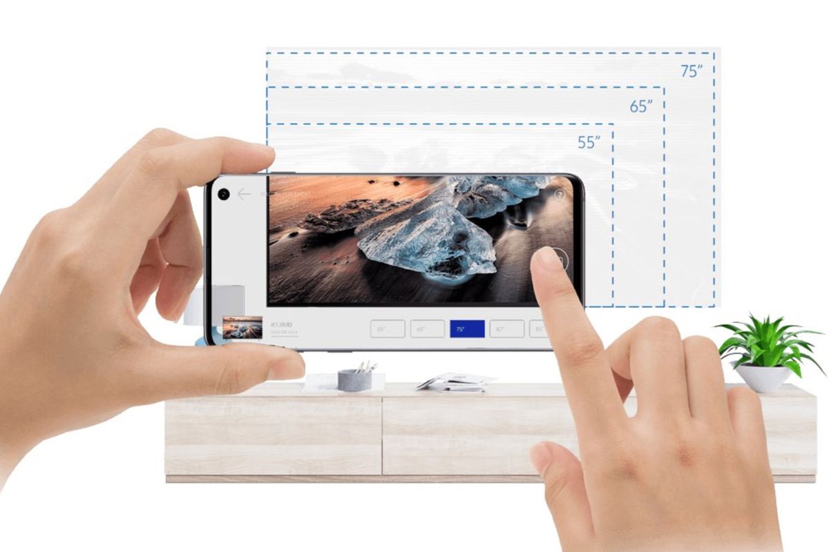 Samsung TV True Fit AR app