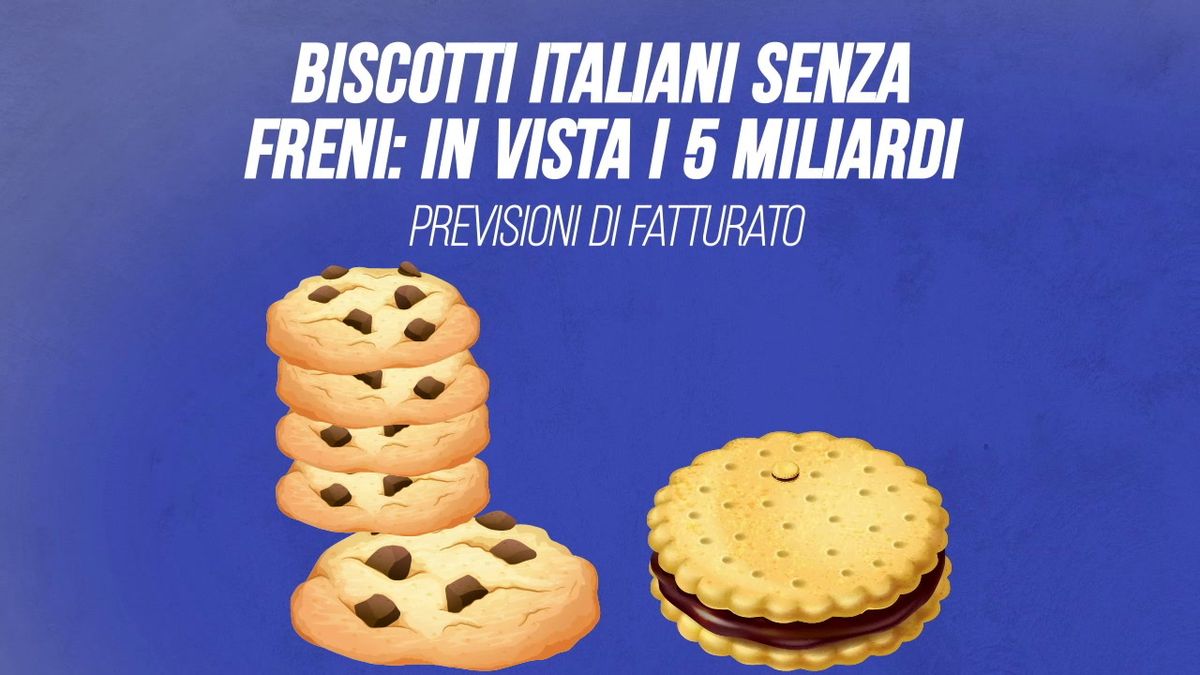 Biscotti italiani senza freni: in vista i 5 miliardi di fatturato