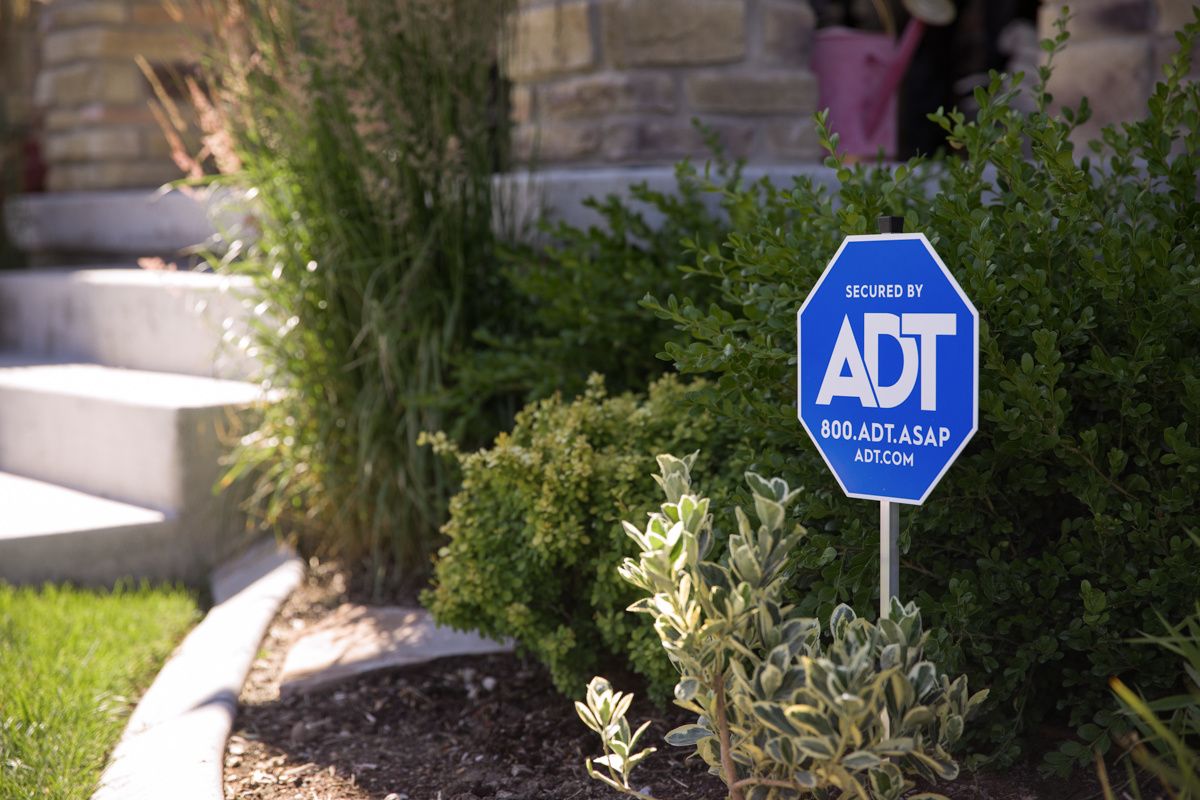 ADT security sign