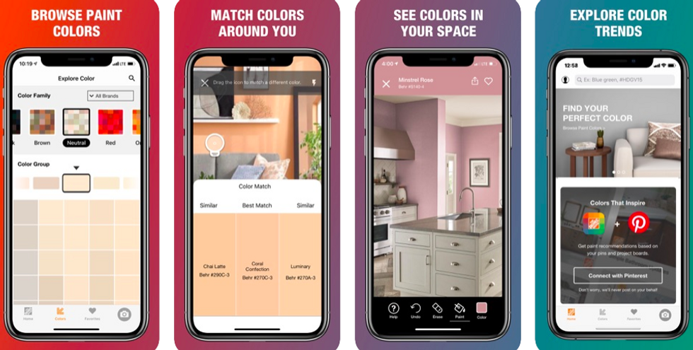 7 house paint apps that virtually test colors in your home - Gearbrain