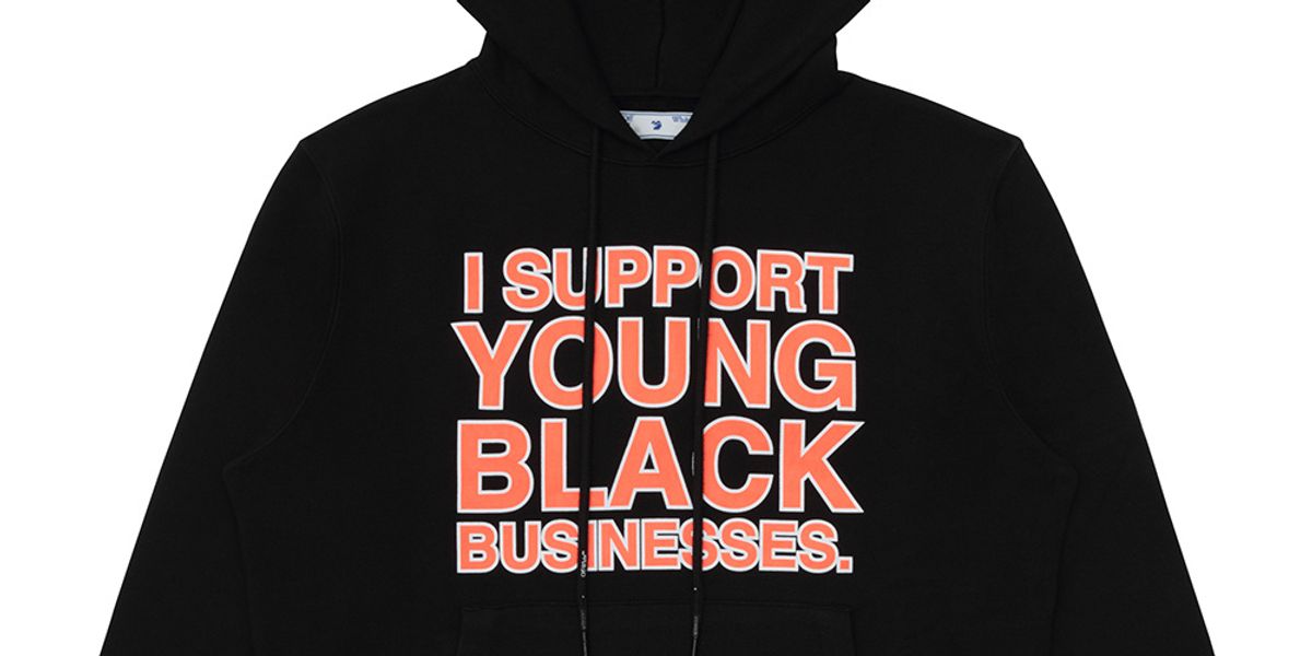 Virgil Abloh Made 'I Support Young Black Businesses' Merch