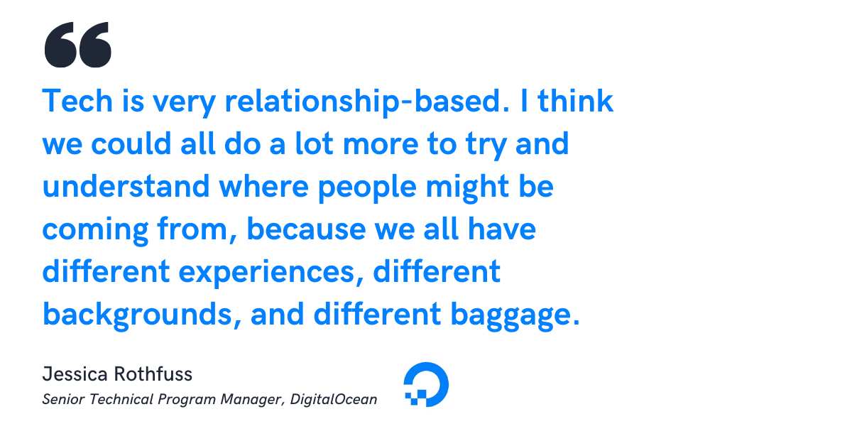 From Informal Mentee to Formal Mentor: How DigitalOcean’s Jessica Rothfuss Is Paying It Forward