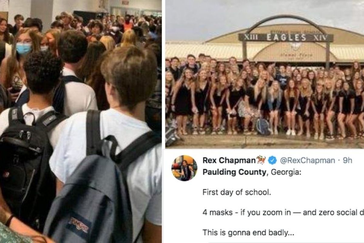These first-day-of-school photos from Georgia are exactly why teachers say they're scared