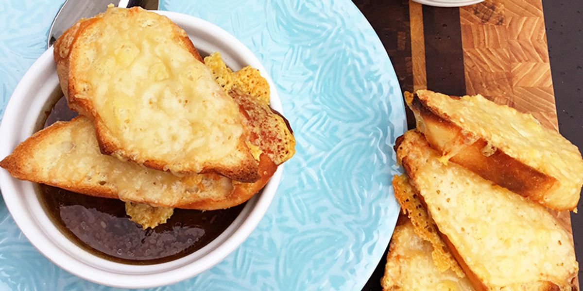 French Onion Soup with Homemade Fullblood Wagyu Beef Stock - My Recipe