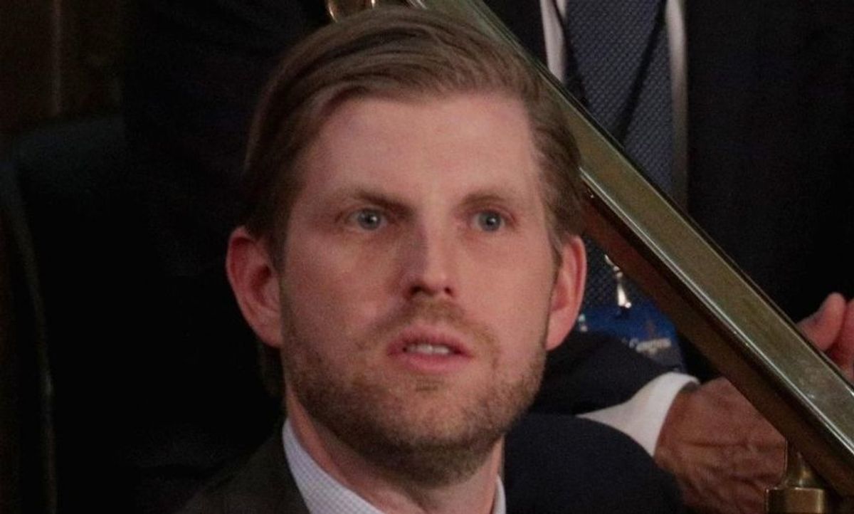 Eric Trump Is Getting Dragged Hard for Tone Deaf Tweet Claiming the U.S. Is 'Roaring Back to Life'