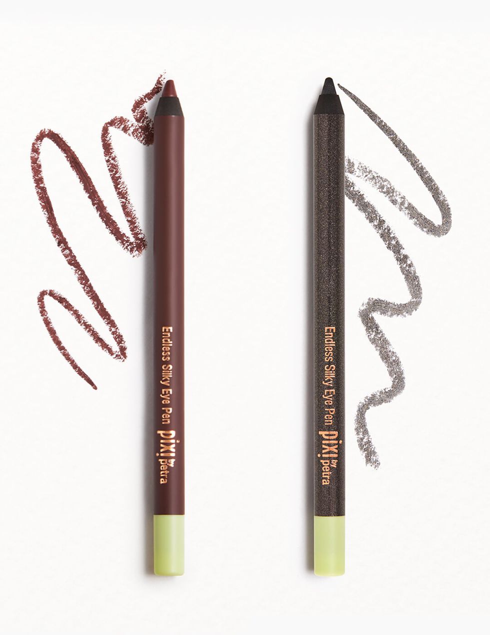 PIXI BY PETRA Endless Silky Eye Pen in Matte Mulberry and Jeweled Pewter