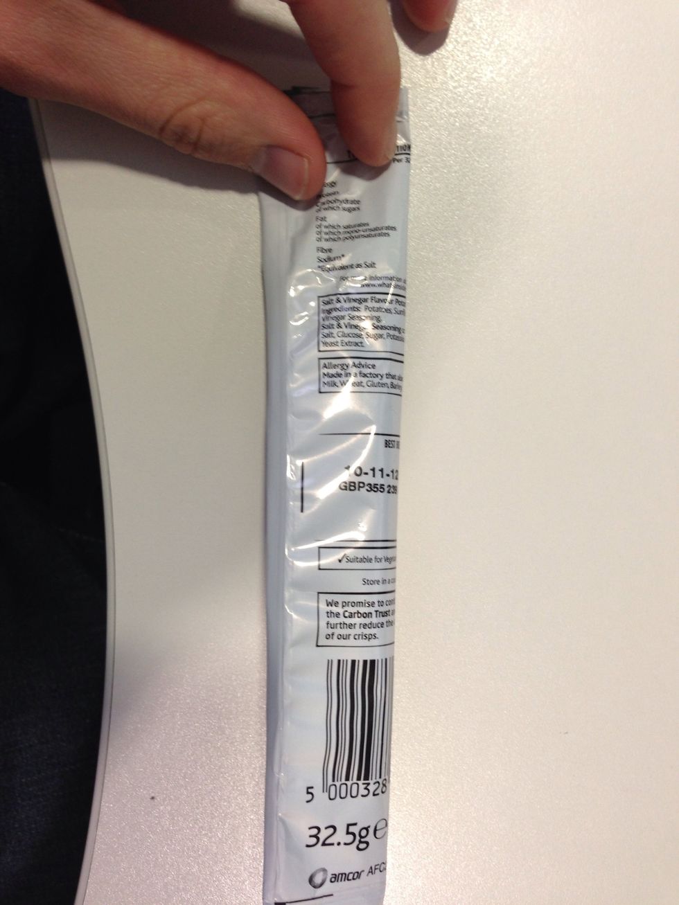 How to fold a crisp (chips) packet into a tidy triangle B+C Guides