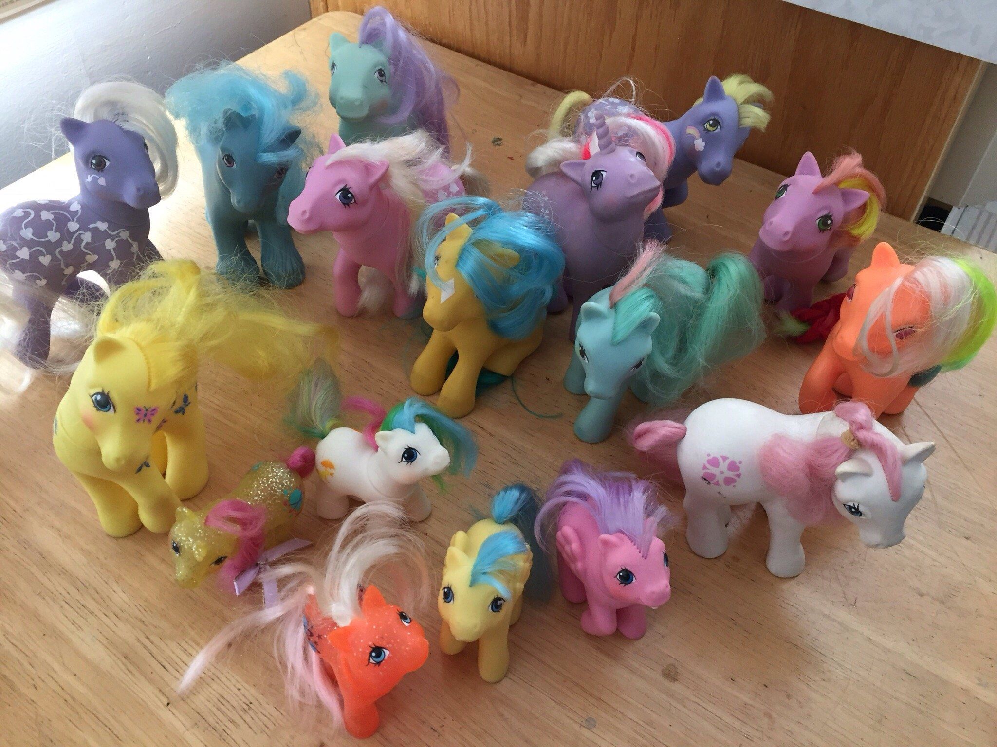 my little pony vintage playsets