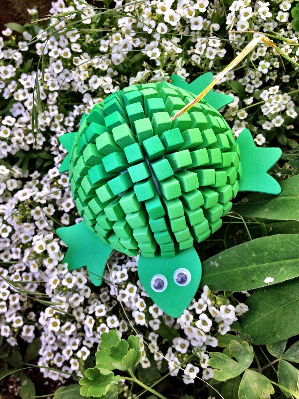 How to make a turtle out of foam B+C Guides