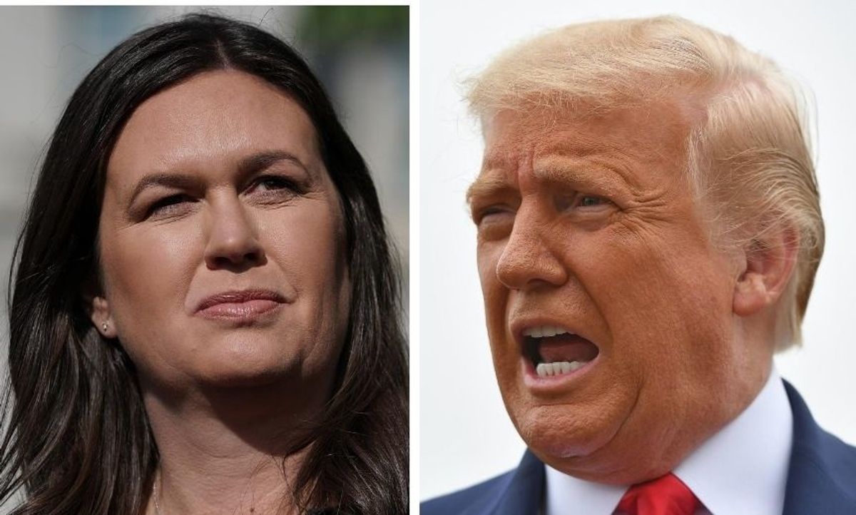Sarah Sanders Claims Trump Joked She Should 'Take One for the Team' After Kim Jong Un Hit on Her
