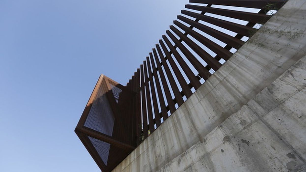 Rio Grande border wall, McAllen Texas