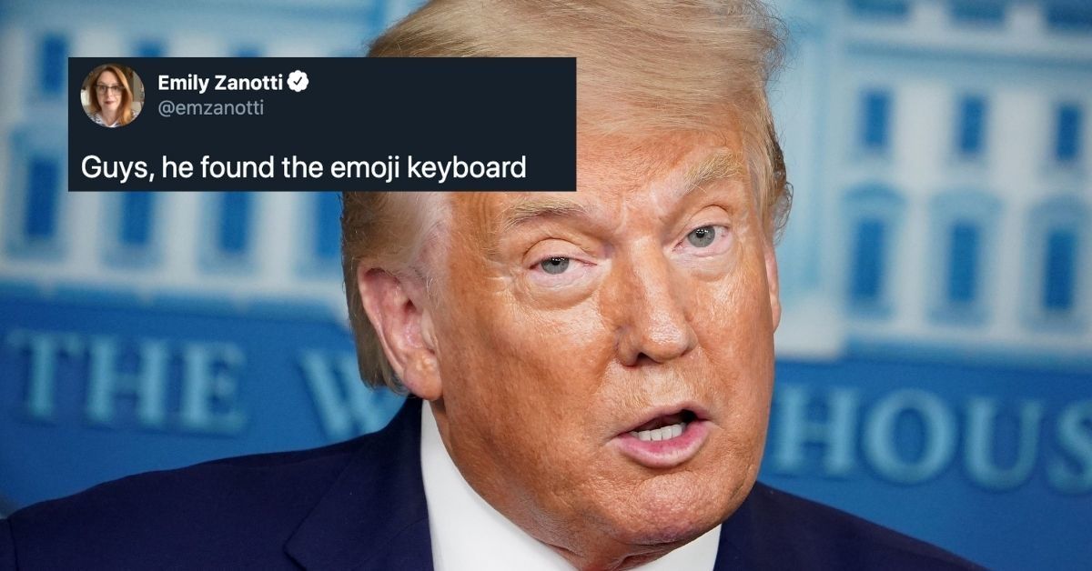 Trump Just Used Emojis On Twitter For The First Time, And People Are Totally Weirded Out