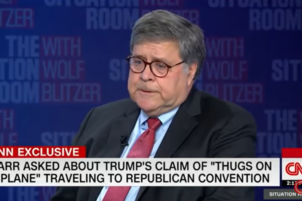 Bill Barr: Come For The Fascism, Stay For The Unhinged White Supremacist Bullsh*t!